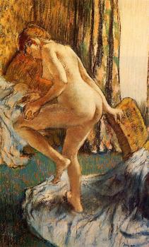 Edgar Degas : After the Bath VIII
